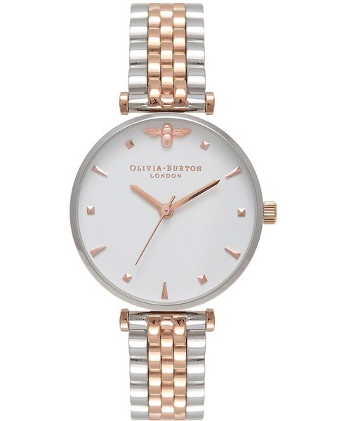 OLIVIA BURTON（オリビアバートン）の「Olivia burton **queen bee, silver and rose watch（アナログ腕時計・レディース・Silver・ONE）」の3枚目の写真