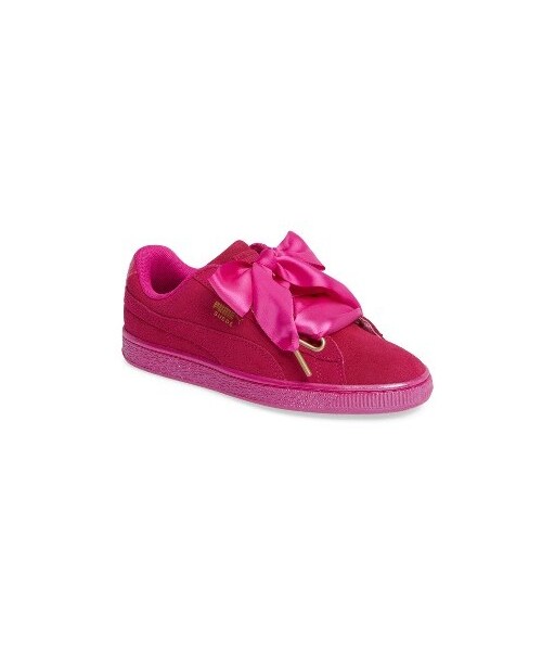 PUMA(プーマ)の「Women's Puma Suede - Heart Sneaker(スニーカー・レディース・Black/Blue/Pink/Purple・7.5 M/8 M/8.5 M/9 M)」の4枚目の写真