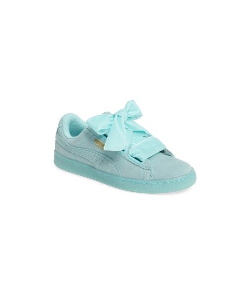 PUMA(プーマ)の「Women's Puma Suede - Heart Sneaker(スニーカー・レディース・Black/Blue/Pink/Purple・7.5 M/8 M/8.5 M/9 M)」の2枚目の写真