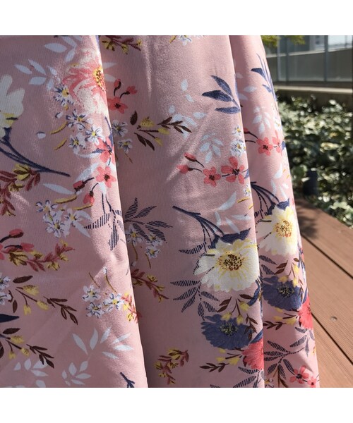 copine(コピン)の「大人気!ミント再入荷★花柄アシンメトリーロングスカート(4color)(スカート・レディース・その他)」の7枚目の写真