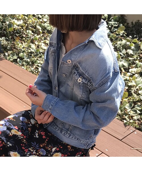 copine（コピン）の「★再入荷★クラシカルラインシンプルオーバーサイズGジャン(3color)（デニムジャケット・レディース・その他）」の13枚目の写真