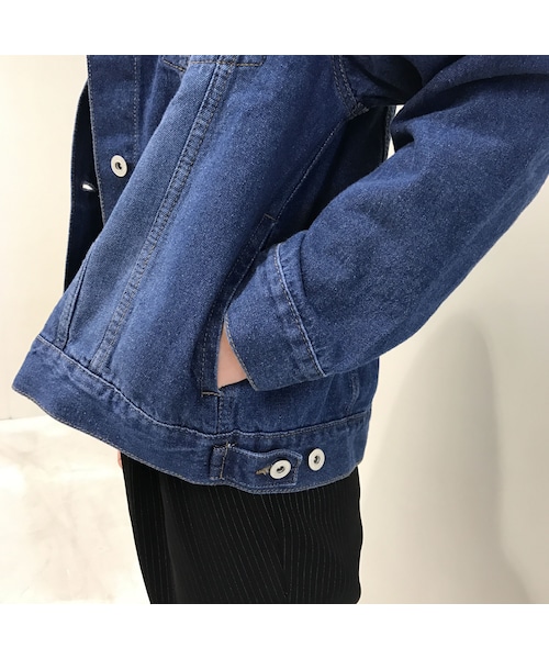 copine（コピン）の「★再入荷★クラシカルラインシンプルオーバーサイズGジャン(3color)（デニムジャケット・レディース・その他）」の10枚目の写真