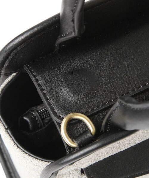 studio CLIP（スタディオクリップ）の「2WAY生地コンビショルダーバッグ（バッグ・ブラック/キャメル）」の10枚目の写真