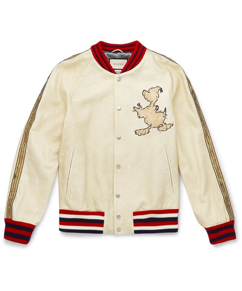 GUCCI（グッチ）の「Gucci + Disney Embroidered Textured-Leather
