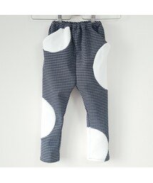 Handmade | ドット切り替えパンツ（こども）NAVY（グラフチェック柄）(その他パンツ)