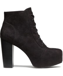 H&M | H&M - Platform Boots - Black/snakeskin patterned - Ladies(ブーツ)