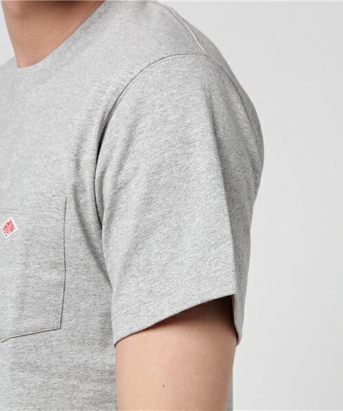 DANTON（ダントン）の「DANTON クルーネック ポケT （Tシャツ/カットソー・メンズ・ホワイト/ブラック/グレー/ライトグレー/グレー系その他/オリーブ/ネイビー/ブルー系その他/ブルー系その他2/レッド・38/40/42）」の14枚目の写真