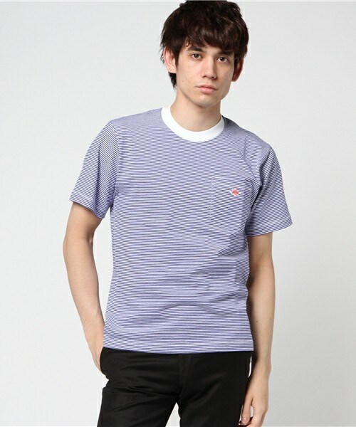 DANTON（ダントン）の「DANTON クルーネック ポケT （Tシャツ/カットソー・メンズ・ホワイト/ブラック/グレー/ライトグレー/グレー系その他/オリーブ/ネイビー/ブルー系その他/ブルー系その他2/レッド・38/40/42）」の8枚目の写真