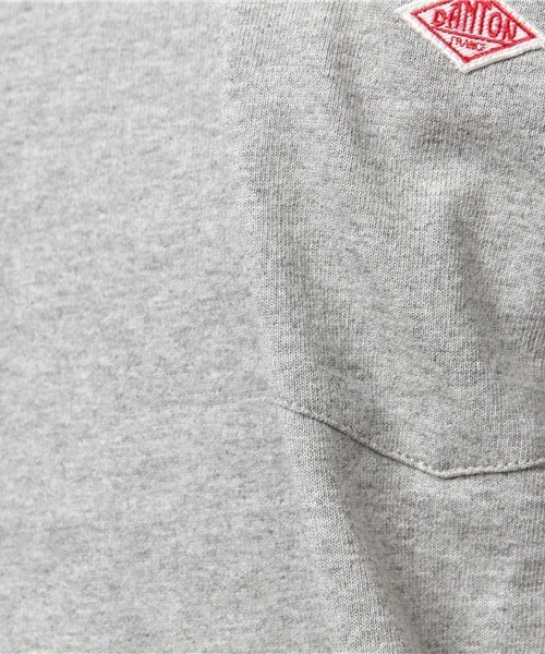 DANTON（ダントン）の「DANTON クルーネック ポケT （Tシャツ/カットソー・メンズ・ホワイト/ブラック/グレー/ライトグレー/グレー系その他/オリーブ/ネイビー/ブルー系その他/ブルー系その他2/レッド・38/40/42）」の16枚目の写真