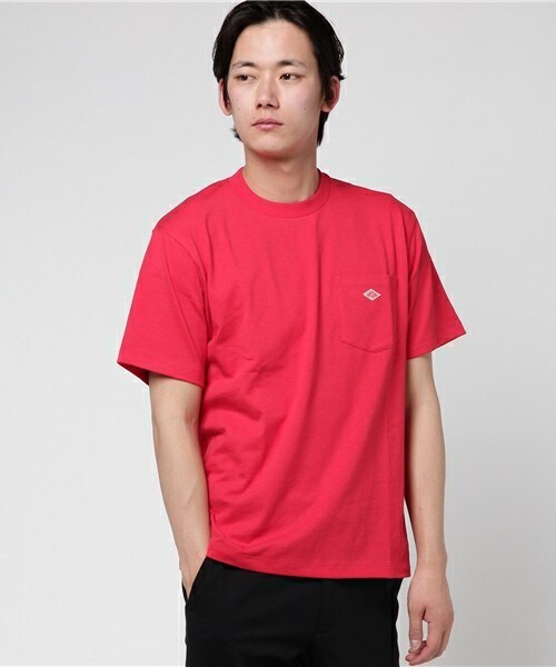 DANTON（ダントン）の「DANTON クルーネック ポケT （Tシャツ/カットソー・メンズ・ホワイト/ブラック/グレー/ライトグレー/グレー系その他/オリーブ/ネイビー/ブルー系その他/ブルー系その他2/レッド・38/40/42）」の10枚目の写真