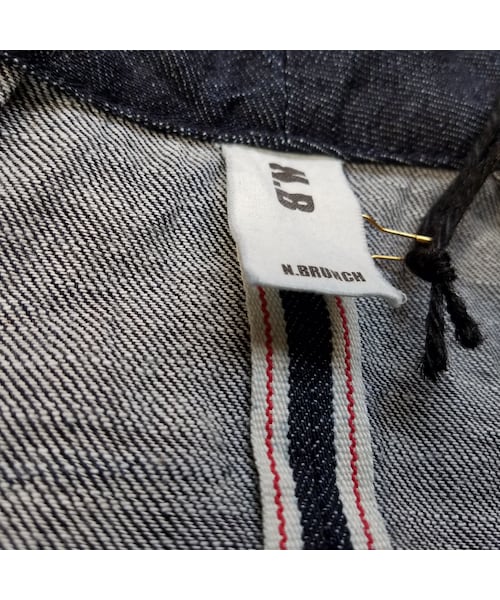 Handmade（ハンドメイド）の「セルビッチデニムジャケット（デニムジャケット・レディース・その他）」の6枚目の写真