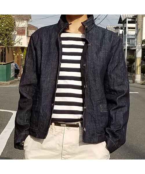 Handmade（ハンドメイド）の「セルビッチデニムジャケット（デニムジャケット・レディース・その他）」の11枚目の写真