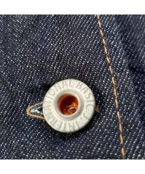 Handmade（ハンドメイド）の「セルビッチデニムジャケット（デニムジャケット・レディース・その他）」の5枚目の写真