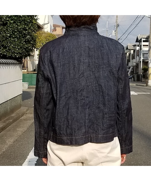 Handmade（ハンドメイド）の「セルビッチデニムジャケット（デニムジャケット・レディース・その他）」の9枚目の写真
