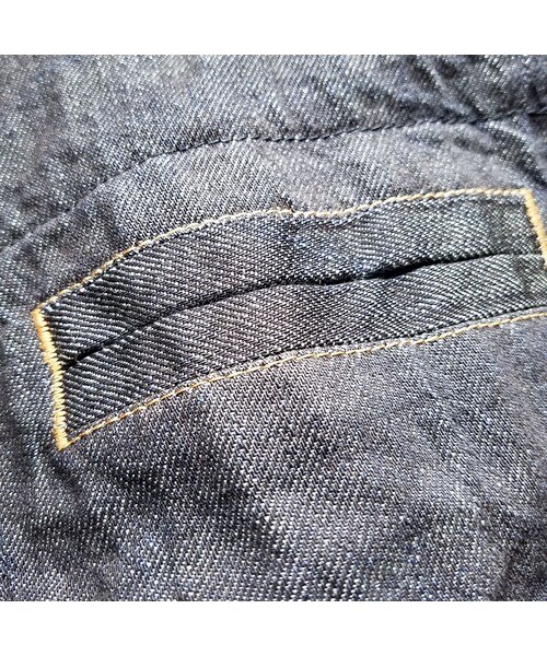 Handmade（ハンドメイド）の「セルビッチデニムジャケット（デニムジャケット・レディース・その他）」の4枚目の写真
