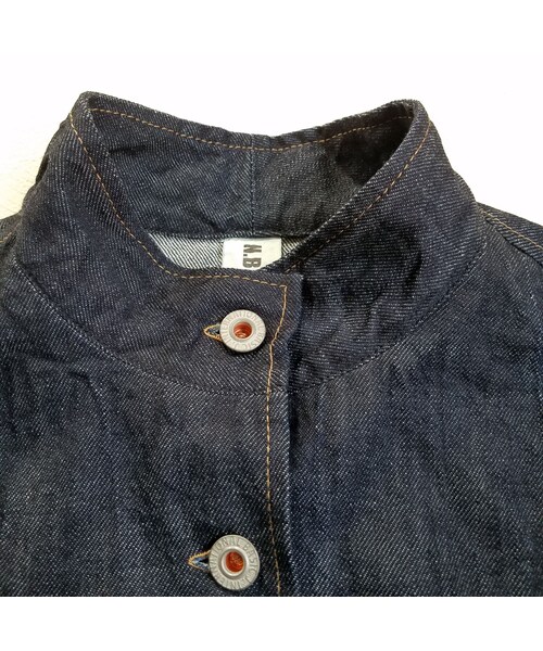 Handmade（ハンドメイド）の「セルビッチデニムジャケット（デニムジャケット・レディース・その他）」の2枚目の写真