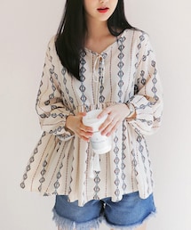 DHOLIC | タッセルストラップエスニックブラウス(シャツ/ブラウス)