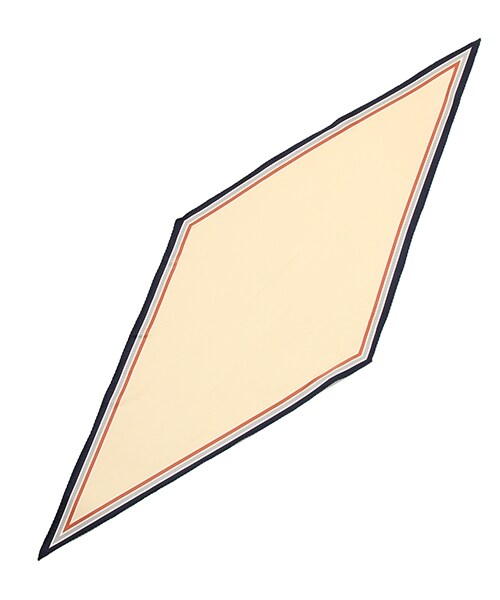 Andemiu（アンデミュウ）の「ストライプロングスカーフ（ファッション雑貨・ライトグリーン/ネイビー）」の6枚目の写真