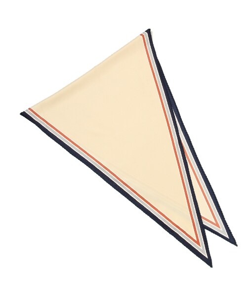 Andemiu（アンデミュウ）の「ストライプロングスカーフ（ファッション雑貨・ライトグリーン/ネイビー）」の5枚目の写真