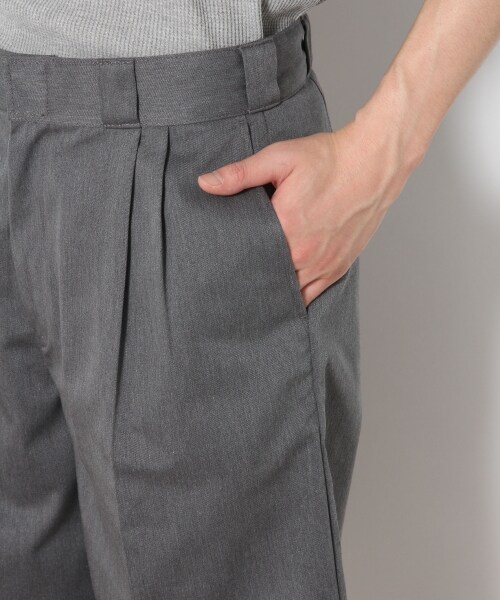 RAGEBLUE(レイジブルー)の「<Dickies>別注ワイドハーフパンツ(パンツ・ブラック/グレー)」の8枚目の写真