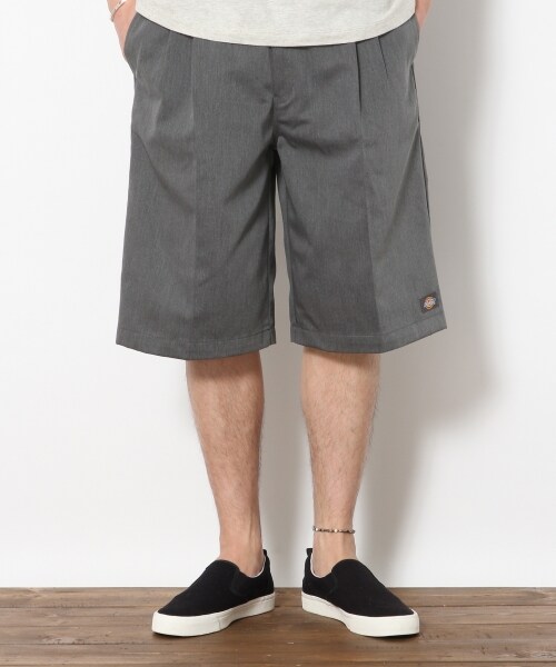 RAGEBLUE(レイジブルー)の「<Dickies>別注ワイドハーフパンツ(パンツ・ブラック/グレー)」の4枚目の写真