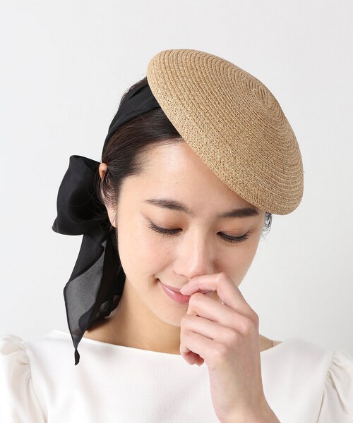 IENA（イエナ）の「Sugri ベレー帽（帽子・ベージュ/フリー/在庫あり）」の11枚目の写真