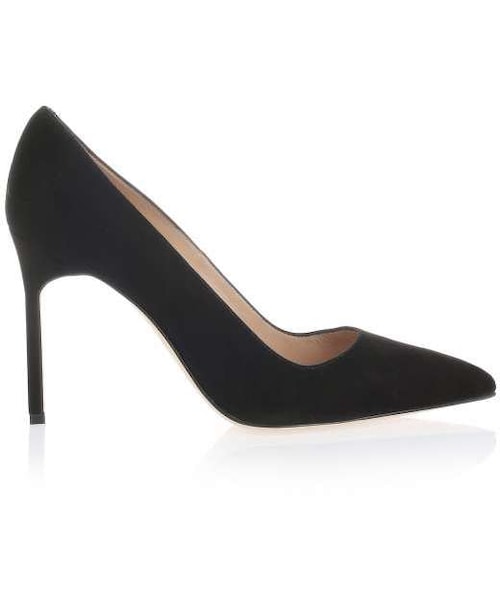 Manolo Blahnik(マノロ・ブラニク)の「Manolo Blahnik BB105 suede black pump(パンプス・レディース・Black・35/35.5/36/36.5/38.5/39/40/40.5/41)」の3枚目の写真