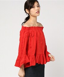 archives | ビスコスJQオフショルダーブラウス(シャツ/ブラウス)