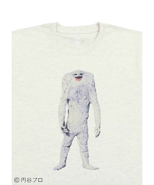 Design Tshirts Store graniph（デザイン　ティーシャツ　ストア　グラニフ）の「ジャミラ (ウルトラマン シリーズ)（トップス・ヘザー ナチュラル・SS/S/M/L）」の4枚目の写真