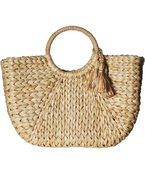 hat attack round handle tote