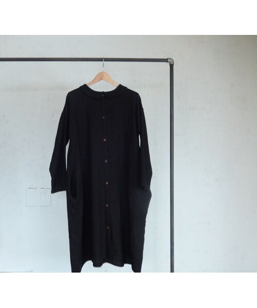 Handmade(ハンドメイド)の「COCOLO リネンウ-ルのワンピ-ス(ワンピース・レディース・その他)」の1枚目の写真