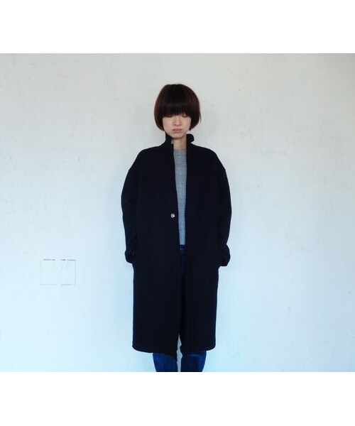 takuroh shirafuji（タクロウシラフジ）の「takuroh shirafuji Les Amants du Pont-Neuf [coat : black]（その他アウター・レディース・その他）」の2枚目の写真