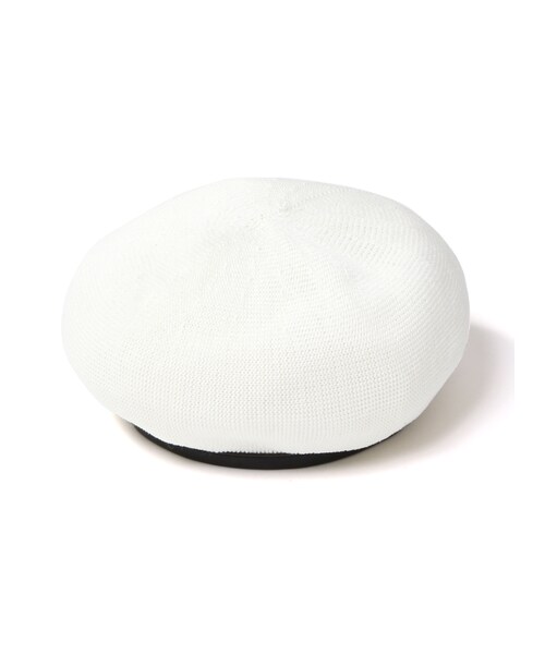 GRL（グレイル）の「サーモベレー帽（ハンチング/ベレー帽・レディース・ブラック/ホワイト・F）」の2枚目の写真