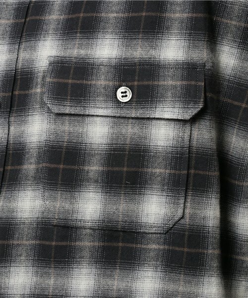 DIET BUTCHER(ダイエットブッチャー)の「DIET BUTCHER SLIM SKIN チェックオーバーサイズスリーブレスシャツ(シャツ/ブラウス・メンズ・ブラック・2)」の6枚目の写真