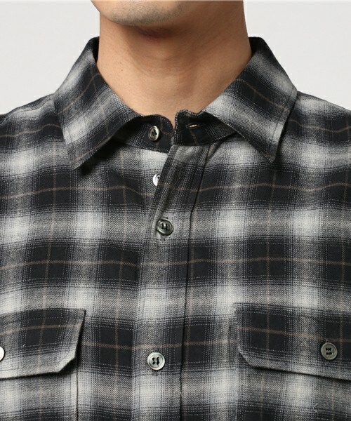 DIET BUTCHER(ダイエットブッチャー)の「DIET BUTCHER SLIM SKIN チェックオーバーサイズスリーブレスシャツ(シャツ/ブラウス・メンズ・ブラック・2)」の4枚目の写真