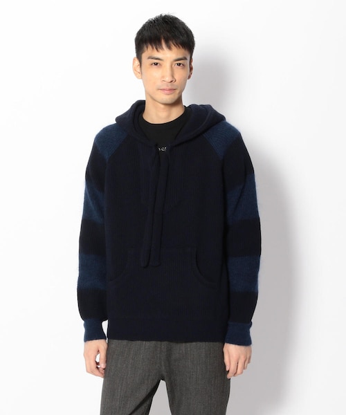 LEH（レー）の「Leh/レー/メキシカンモヘアニットパーカー（）」 - WEAR