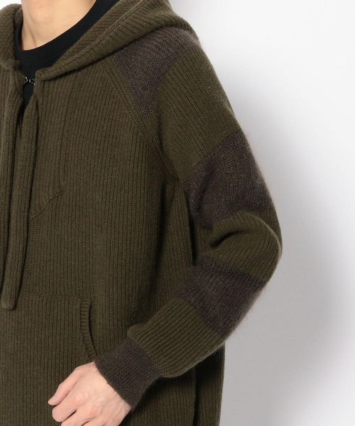 LEH（レー）の「Leh/レー/メキシカンモヘアニットパーカー（）」 - WEAR