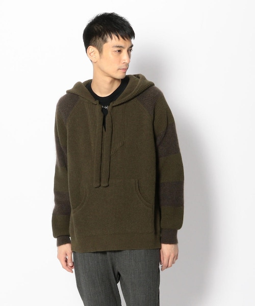 LEH（レー）の「Leh/レー/メキシカンモヘアニットパーカー（）」 - WEAR