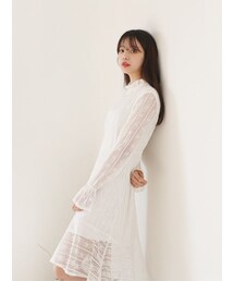 SeoulLife | [DLM] Neck lace lovely one-piece(ワンピース)