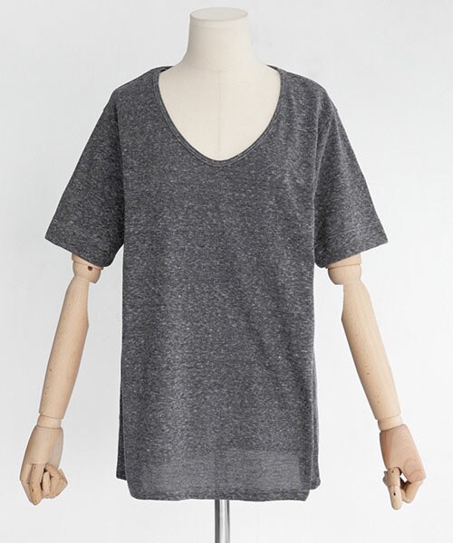 DHOLIC（ディーホリック）の「UネックショートスリーブTシャツ（Tシャツ/カットソー・レディース・FREE）」の3枚目の写真