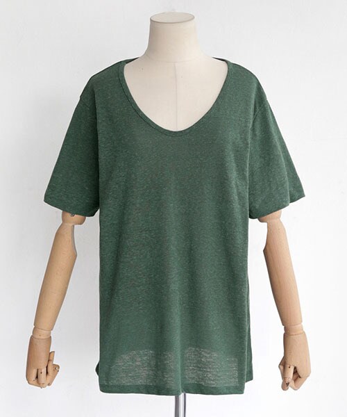 DHOLIC（ディーホリック）の「UネックショートスリーブTシャツ（Tシャツ/カットソー・レディース・FREE）」の4枚目の写真