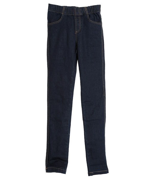 aimoha（アイモハ）の「ストレッチ美脚スキニーデニムレギパン（デニムパンツ・レディース・インディゴ/ブルー・S/M）」の2枚目の写真