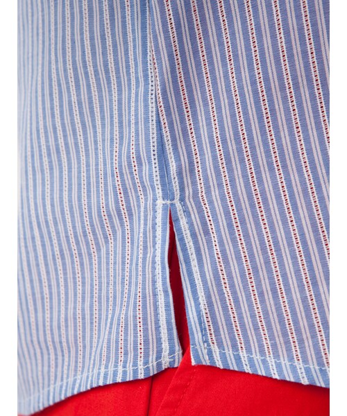 w closet（ダブルクローゼット）の「ストライプ肩リボンプルオーバー（トップス・レディース・サックス/ブラック・FREE）」の11枚目の写真