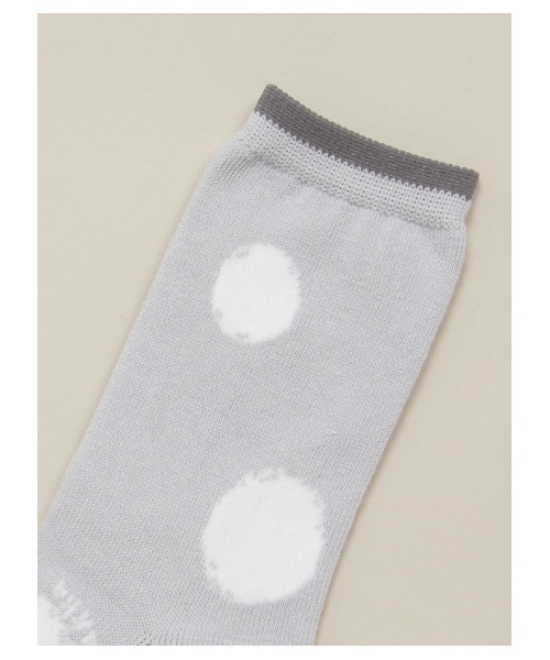 HAKKA KIDS（ハッカキッズ）の「ランダムドットJQ SOCKS（レッグウェア・レディース・ピンク/グレー/ブラック・S/M）」の6枚目の写真
