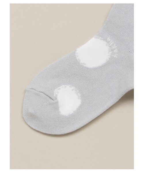 HAKKA KIDS（ハッカキッズ）の「ランダムドットJQ SOCKS（レッグウェア・レディース・ピンク/グレー/ブラック・S/M）」の5枚目の写真