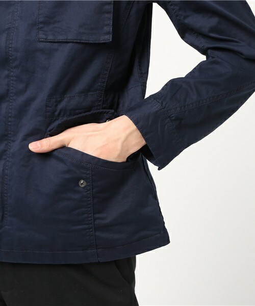 RATTLE TRAP（ラトルトラップ）の「高密度ストレッチツイルブルゾン（ミリタリージャケット・メンズ・カーキ/ネイビー・S/M/L）」の7枚目の写真