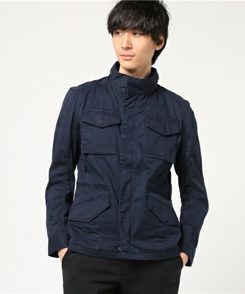RATTLE TRAP（ラトルトラップ）の「高密度ストレッチツイルブルゾン（ミリタリージャケット・メンズ・カーキ/ネイビー・S/M/L）」の3枚目の写真