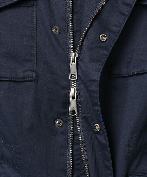 RATTLE TRAP（ラトルトラップ）の「高密度ストレッチツイルブルゾン（ミリタリージャケット・メンズ・カーキ/ネイビー・S/M/L）」の9枚目の写真