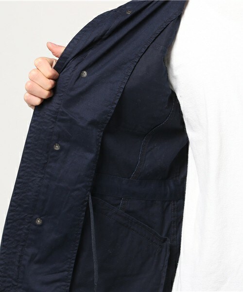 RATTLE TRAP（ラトルトラップ）の「高密度ストレッチツイルブルゾン（ミリタリージャケット・メンズ・カーキ/ネイビー・S/M/L）」の10枚目の写真