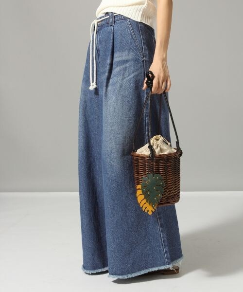 JEANASIS（ジーナシス）の「ウィローバケツトート（バッグ・ベージュ()/ブラウン()）」の5枚目の写真